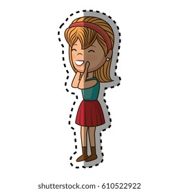beautiful woman avatar character