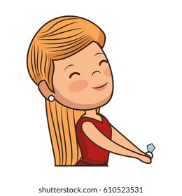 beautiful woman avatar character