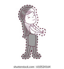 beautiful woman avatar character