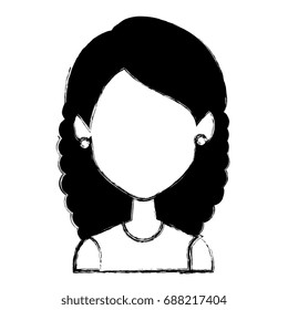 beautiful woman avatar character