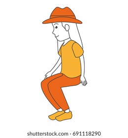 beautiful woman avatar character