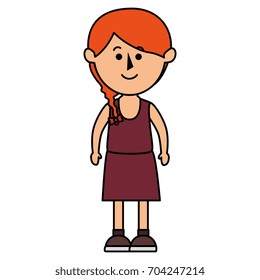 beautiful woman avatar character