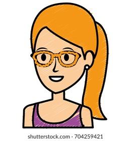 beautiful woman avatar character