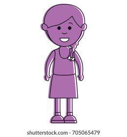 beautiful woman avatar character