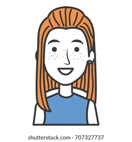 beautiful woman avatar character
