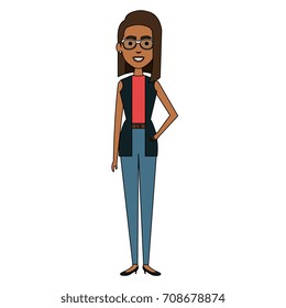 beautiful woman avatar character