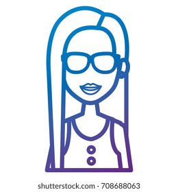 beautiful woman avatar character
