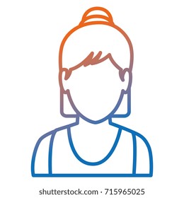 beautiful woman avatar character