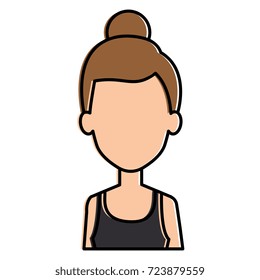 beautiful woman avatar character