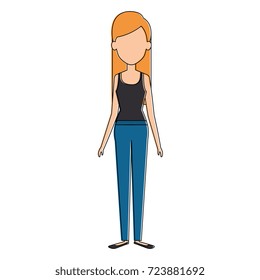 beautiful woman avatar character