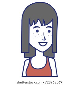 beautiful woman avatar character