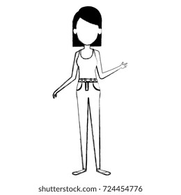 beautiful woman avatar character