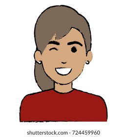 beautiful woman avatar character