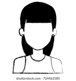 beautiful woman avatar character