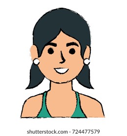 beautiful woman avatar character