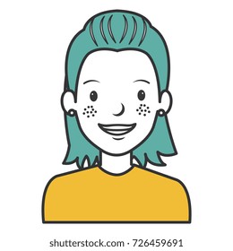 beautiful woman avatar character