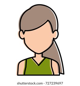 beautiful woman avatar character