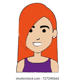 beautiful woman avatar character