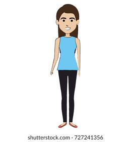 beautiful woman avatar character