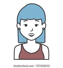 beautiful woman avatar character