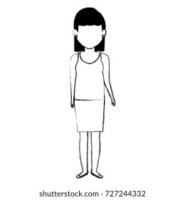 beautiful woman avatar character