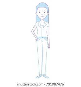 beautiful woman avatar character