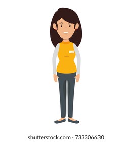 beautiful woman avatar character