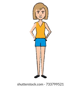 beautiful woman avatar character