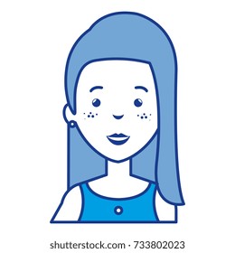 beautiful woman avatar character