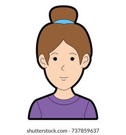 beautiful woman avatar character