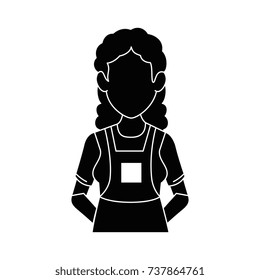 beautiful woman avatar character