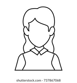 beautiful woman avatar character
