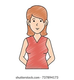beautiful woman avatar character