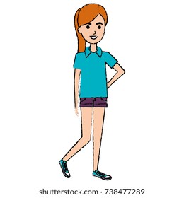 beautiful woman avatar character