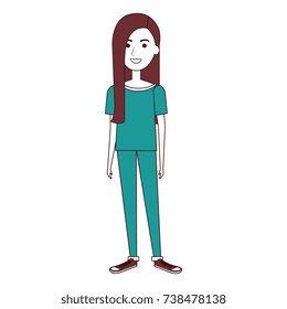 beautiful woman avatar character