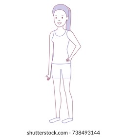 beautiful woman avatar character