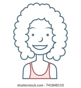 beautiful woman avatar character