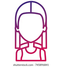 beautiful woman avatar character