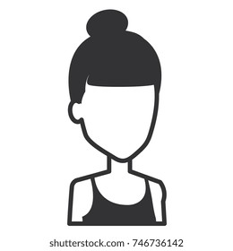 beautiful woman avatar character