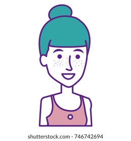 beautiful woman avatar character