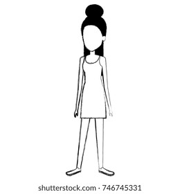 beautiful woman avatar character