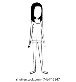 beautiful woman avatar character
