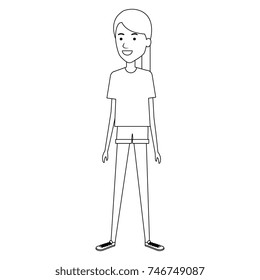 beautiful woman avatar character