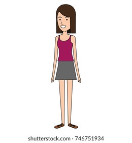 beautiful woman avatar character