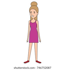 beautiful woman avatar character