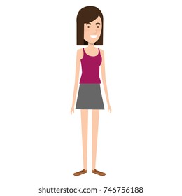 beautiful woman avatar character