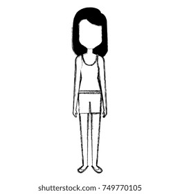 beautiful woman avatar character
