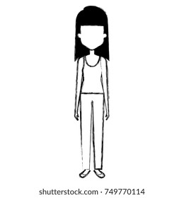 beautiful woman avatar character