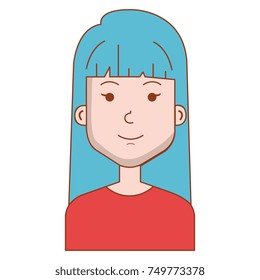 beautiful woman avatar character