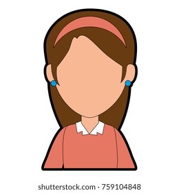 beautiful woman avatar character